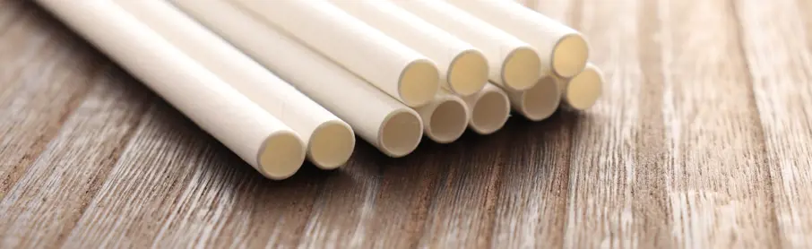 Embalagem Com Canudo De Papel