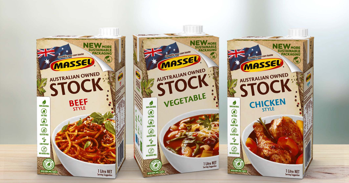 Massel innovates with liquid stock range in SIG carton packs with ...