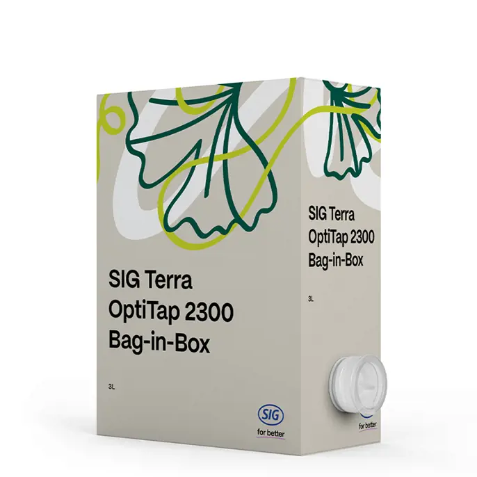 SIG Terra OptiTap 2300 Bag-in-Box package for water