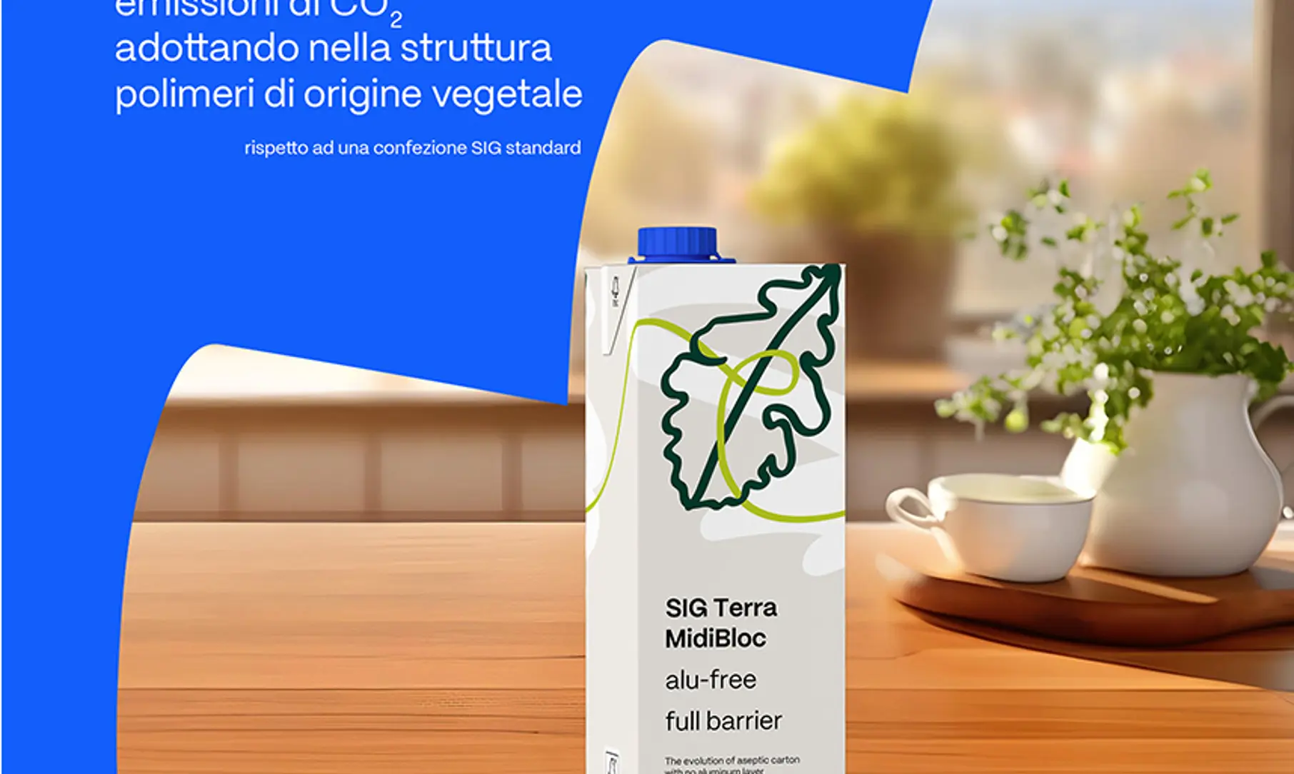 confezione in cartone senza alluminio